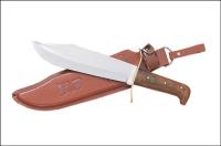 202858 - 15in Bowie Hunting Knife Hardwood Handle 202858 - Tactical / Survival Knives
