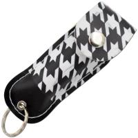 TG-SK-46 - Snake Eye Pepper Spray 1/2 oz Key Chain Carrying Pouch Black and White