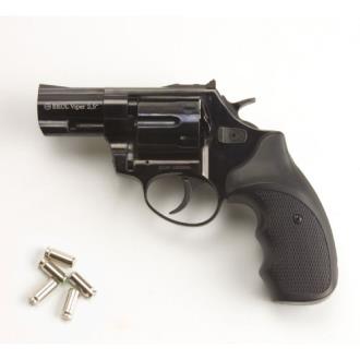 Viper 2.5 Barrel 9mm Blank Firing Revolver Black Finish CLONE of Taurus 605 357 Magnum