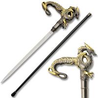 28130 - Elegant Dragon Wild Fighting Walking Cane Sword