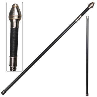 Medieval Walking Cane Staff Steel Shaft Stick Personal