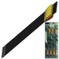 MKAL146BK - Extra Survival Aluminum Arrow Black 14 Inch 6pcs Set