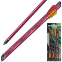 MKAL16-6R - Survival Arrow Equipment Aluminum Red 16 Inch