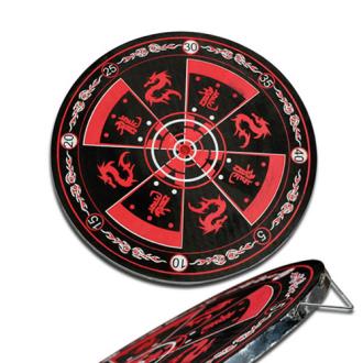 Dragon Throwing Knife Target Dart Board (Red)