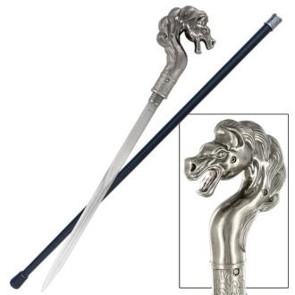 Arabian Horse Head Sword Cane
