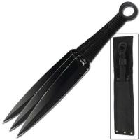 UL068BK - NINJA MOVIE KUNAI 3 PIECE THROWER SET