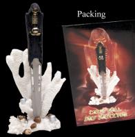 SW-06075 - Skull Dagger with Ice Color Table Stand