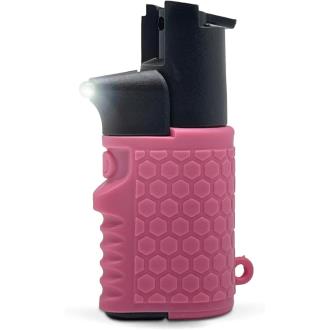 Light EM Up - Self Defense Combo with Red Pepper Spray & Flashlight - Pink