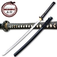 MS-64823-2 - MOSHIRO 1095 High Carbon Steel Black Scabbard