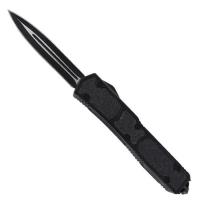 6PA22-50D - Tarantula Auto OTF Glass Breaker Knife Black
