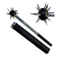 EW-1213B - Medieval Spike Club Mace With 21 Removable Spikes