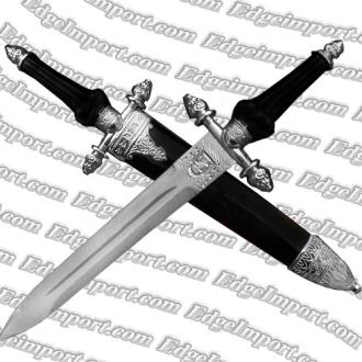 Medieval Dagger Ornate with Scabbard