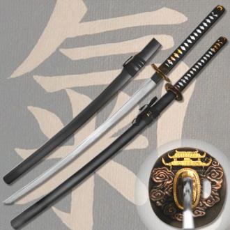 1045 Carbon Steel  Blood Groove Samurai Katana