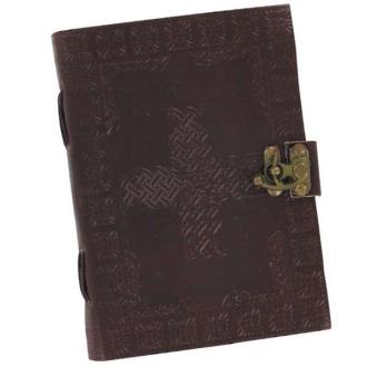Handmade Celtic Cross Leather Journal