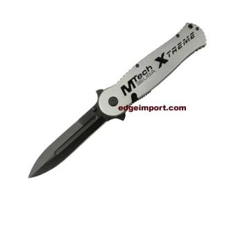 Mtech Xtreme USA Tactical Operations Folding Knife Dagger Point Gunmetal 9.5in