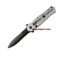 MX-8021GY - MTech XTREME USA Tactical Operations Folding Knife Dagger Point Gunmetal 9.5in