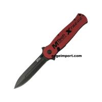MX-8021RD - Mtech Xtreme USA Tactical Operations Folding Knife Dagger Point Red 9.5in