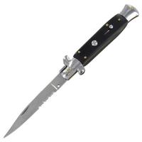 55BKS Milano - IL Grande Italian Milano Stiletto Dark Ritual Automatic Knife11