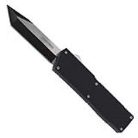 8PA41-50BTSB - Devour Lightning Black Dual Action Tanto Automatic OTF Knife