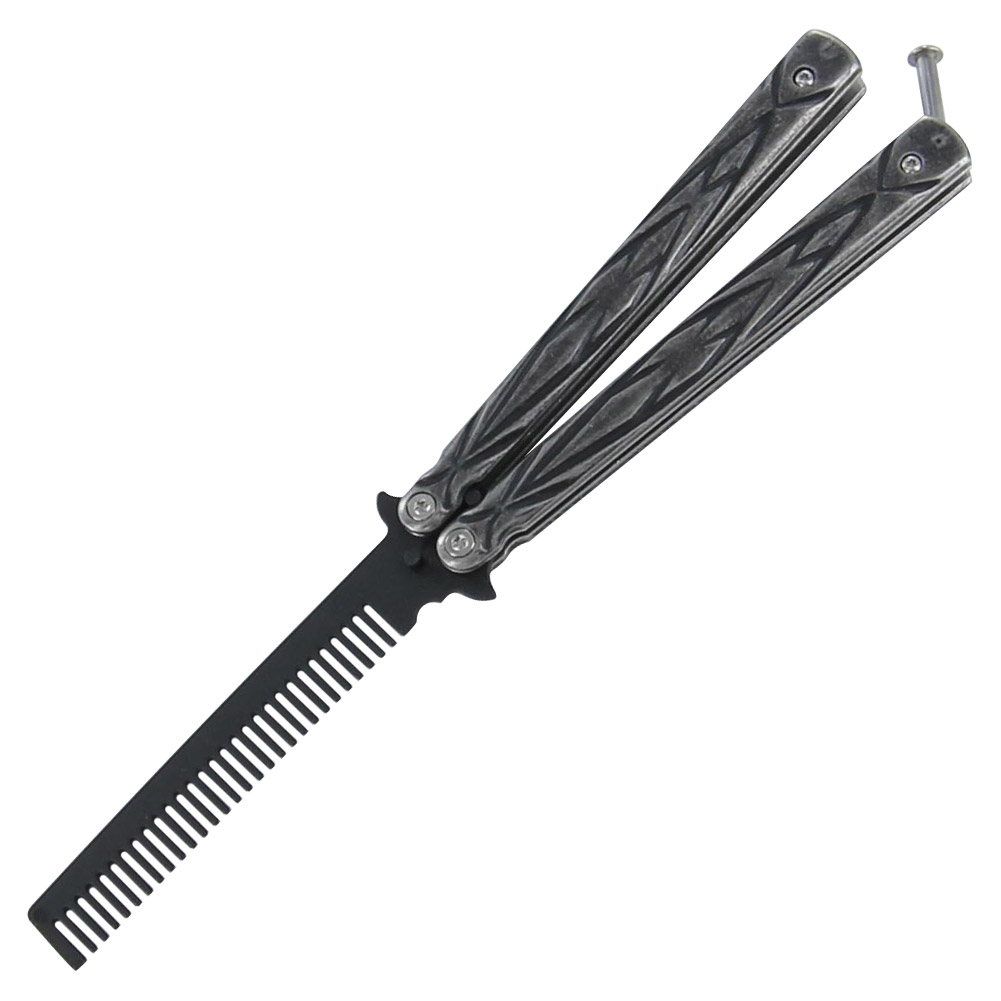 Training Greaser Cool Hair Butterfly Knife