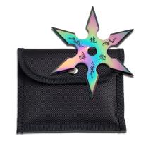 90-22RB - Palmer D&#39;s Rainbow Dragon Throwing Star