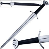 910953 - Black Viking Lobed Full Tang Sword