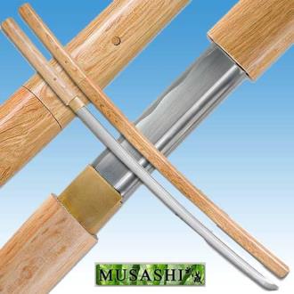 Bushido Musashi Natural Shirasaya Sword Full Tang