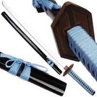 EW-0065 - Aizen Sousuke Darker Anime Wooden Sword Replica | Blue