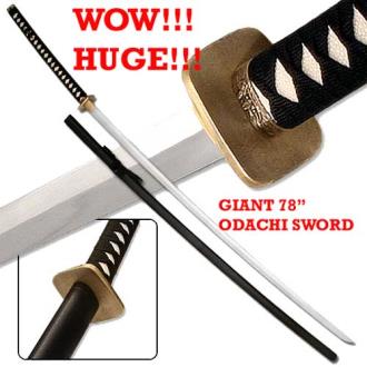78" Odachi Sword Massive Japanese Nodachi Katana - Horse Cutting Sword