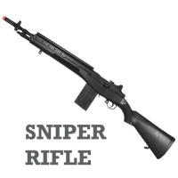 M-160 - Sniper Rifle UKARMS M160B2 M14 RIS Spring Rifle w/ Flashlight