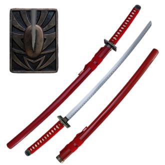 Renji Abarai's Zabimaru Red Katana Sword