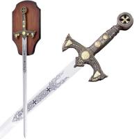 SW-012 - Knight&#39;s Templar Sword 47in with Plaque