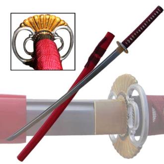 Kenpo Full Tang Blood Lust Katana 1045 HC Steel Japanese Samurai Sword Functional