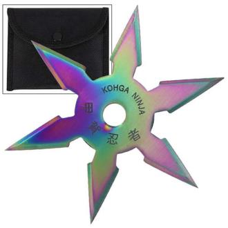 Ninja Six Points Throwing Star Titanium