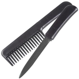 Secure Cosmetics Stealth Comb Knife Black