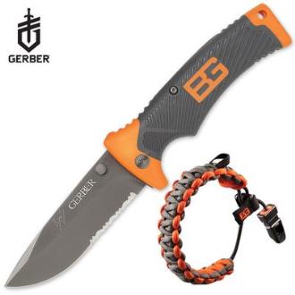 Gerber Bear Grylls Ultimate Pocket Knife with Free Paracord Bracelet - BKCK130