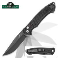 04-BC0258 - Bear Ops Bold Action Black Auto Pocket Knife
