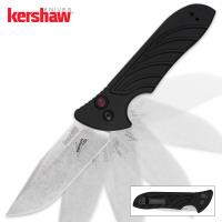 04-KS4330 - Kershaw Launch 5 Stonewash Auto Pocket Knife