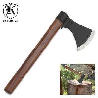 BK722 - Wood Handled Throwing Hatchet Axe - BK722