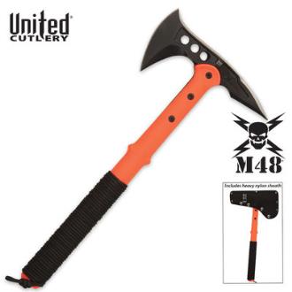 M48 Tactical Tomahawk Axe Safety Orange - UC2821