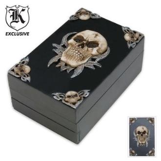 Fantasy D 'cor Skull Trinket Box - BK1717