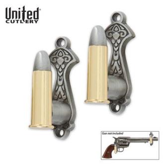 United Bullet Shaped Gun Holders 2 Pc Set UC2959