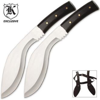 2-Pc Kukri Knife Set - BK1797