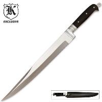 BK1984 - Arabian Khyber Bowie Knife and Leather Sheath - BK1984