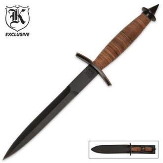 V42 Military Stiletto Switchblade Dagger with Sheath - BK2140