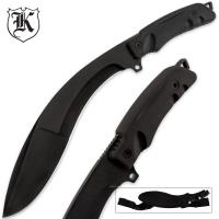 17-BK2657 - Extreme Duty Full Tang Kukri Knife With Leg Sheath