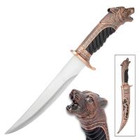 BK3655 - Royal Hunter Wolf Head Bowie