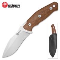 17-BR6549 - Boker Arbolito Scorpion Guayacan Fixed Blade Knife