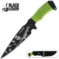 BV184 - Black Legion Undead Spear Point Knife - BV184