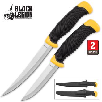 Black Legion Delta Defender 2-Piece Knife Set Yellow